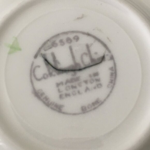 Colclough Pastel Spring Flowers English Bone China Teacup & Saucer Set - Picture 6 of 11